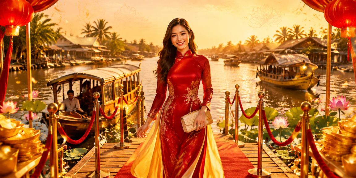 Lễ hội Tết ở vùng sông Mekong với không khí cá cược thể thao vui tươi